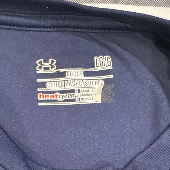 Under Armour Navy and Gold California Football Graphic Tee - Picture 3 of 5